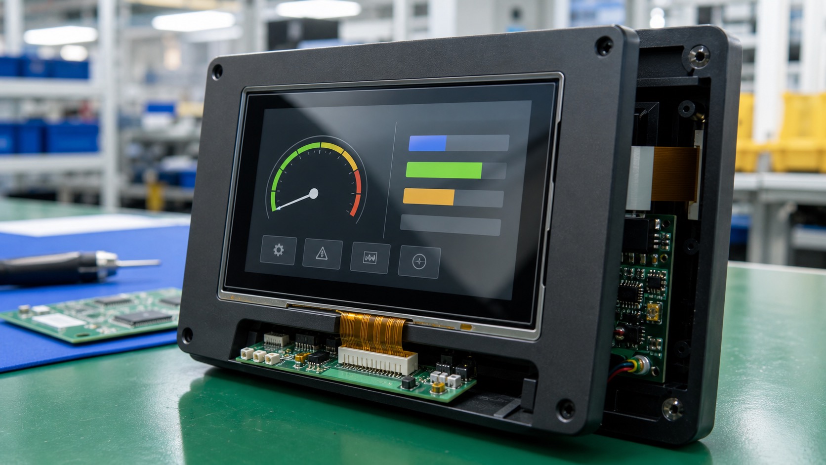 4.3-Inch TFT LCD Modules for Compact HMI Panels