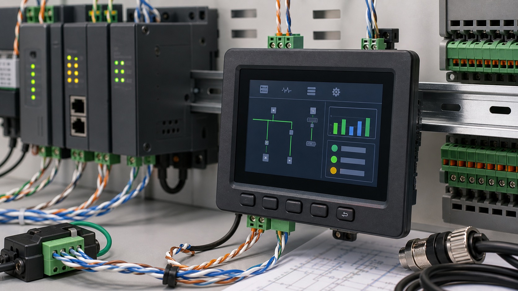 TFT Displays for CAN Bus and RS485 Industrial Terminals