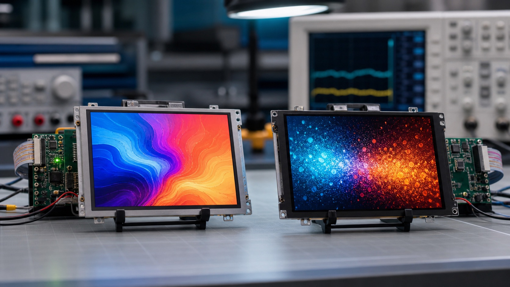 IPS vs OLED for Embedded & Industrial Displays