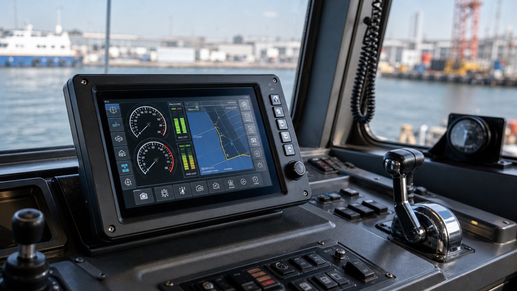 Industrial TFT Displays for Marine and Transportation Dashboards