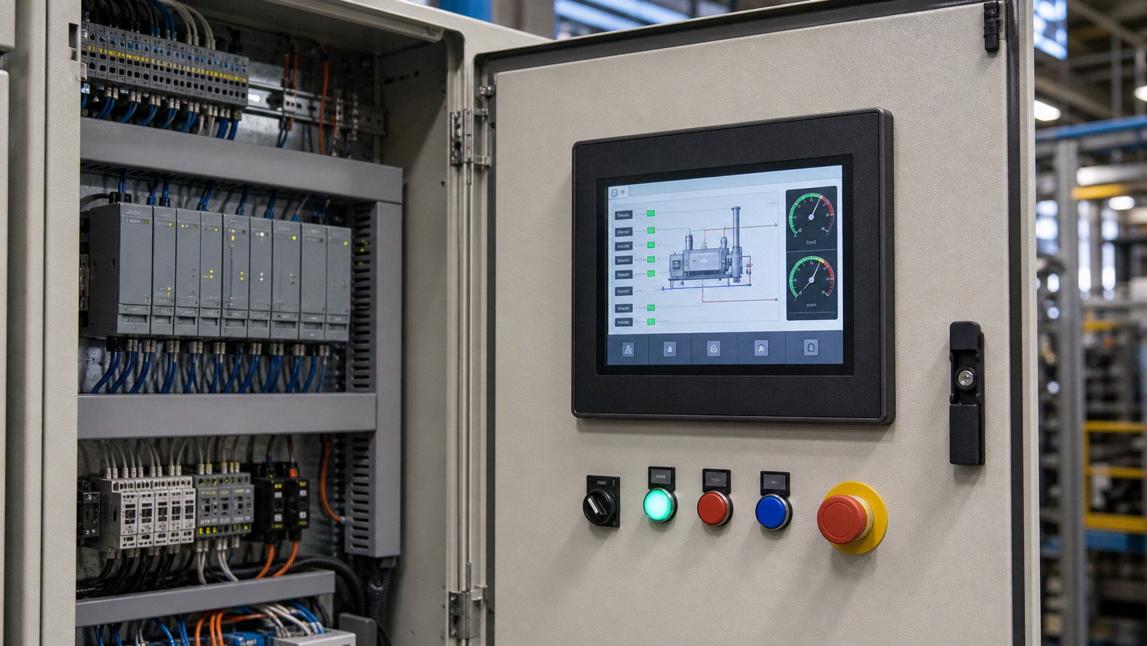TFT Displays for PLC and Cabinet Door HMIs