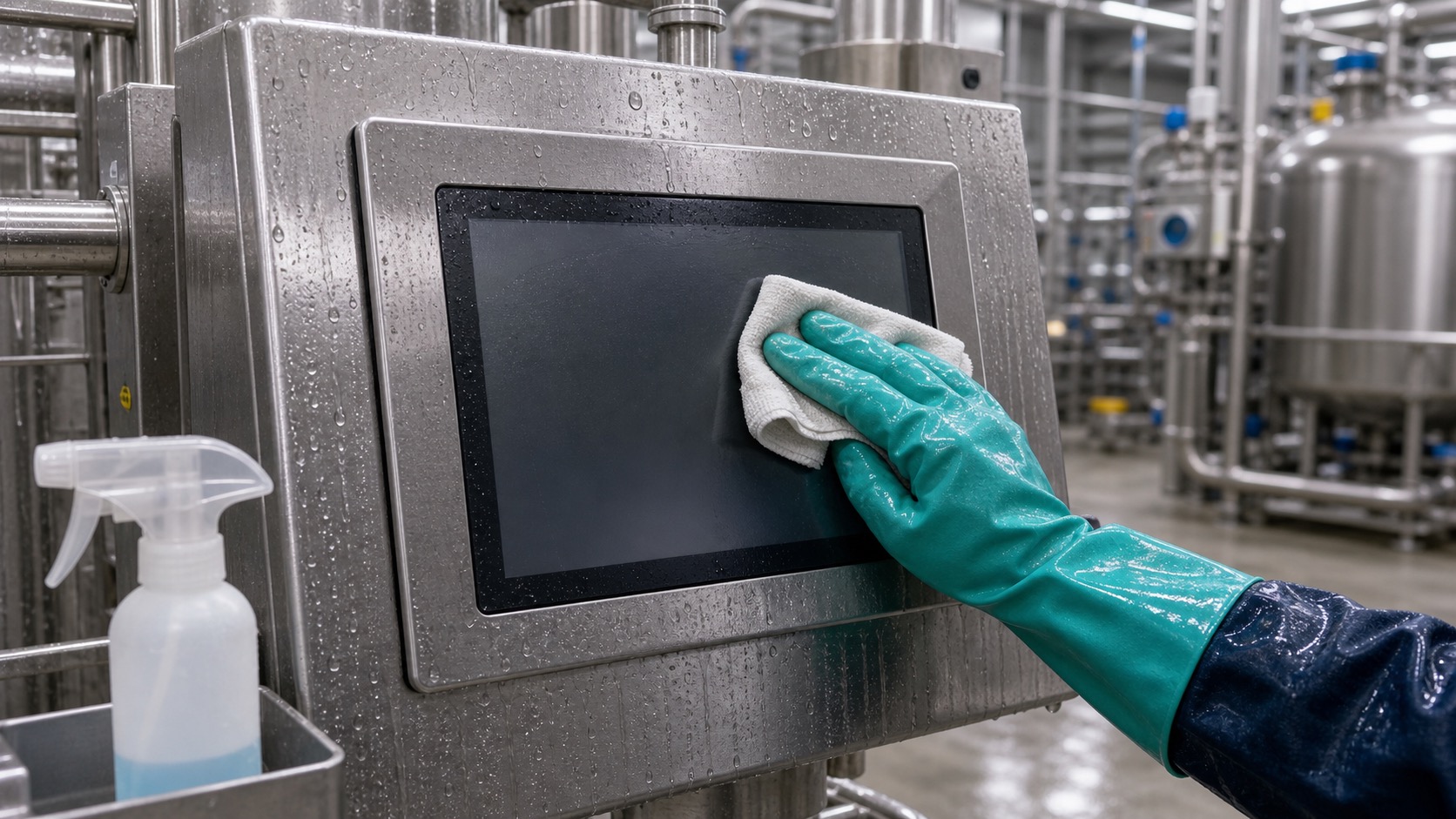 Rugged TFT Displays for Chemical Cleaning and Corrosion Resistance