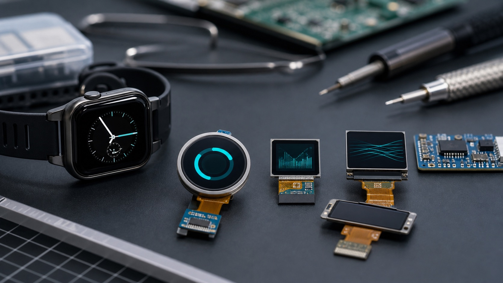 Tiny TFT Displays in Wearable Devices: Design Considerations and Use Cases