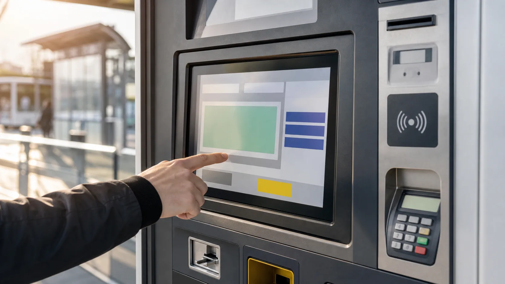TFT Displays for Vending and Ticketing Machines