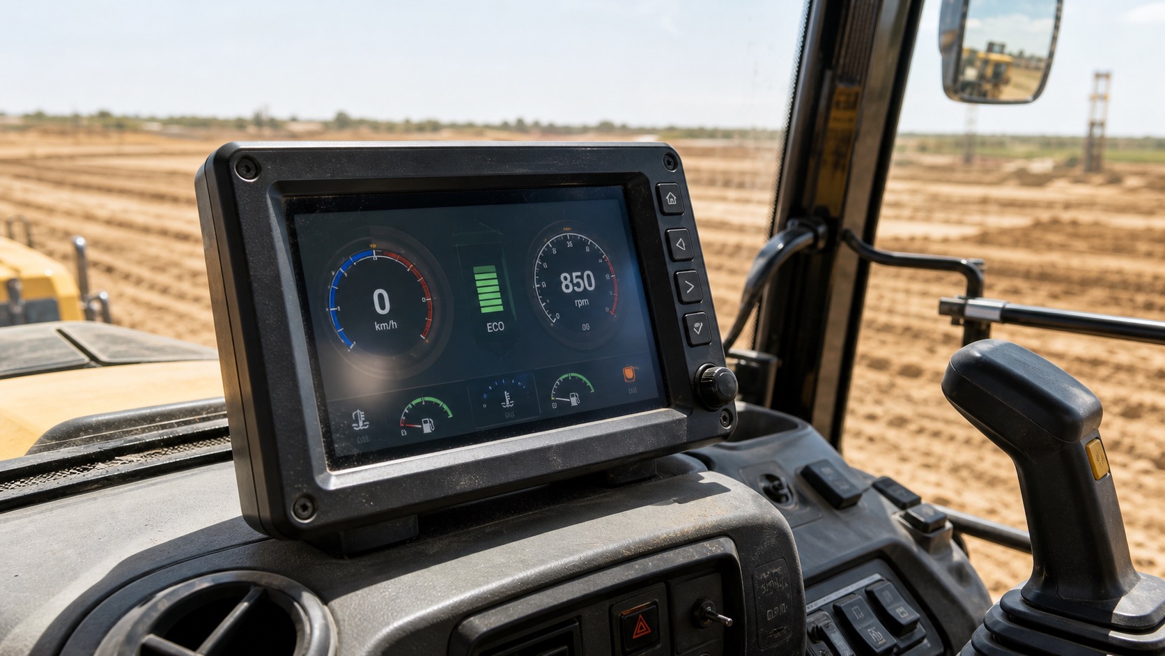 Wide Temperature TFT Displays for Heavy Equipment and Outdoor Machinery